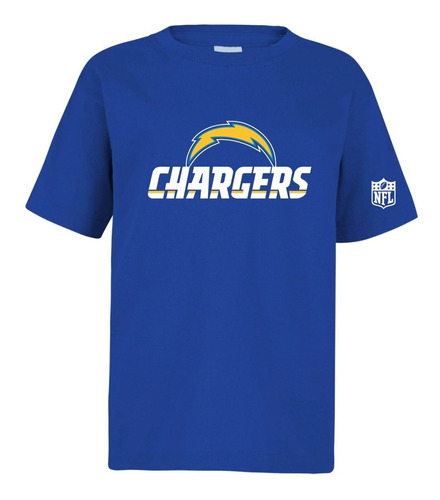 Playera Chargers Nfl Logo Para Niño Y Juvenil