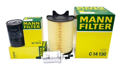 Kit De Filtros Vw Jetta A6 Mk6 2.0 Lt 2011-2018 Mann Filter 
