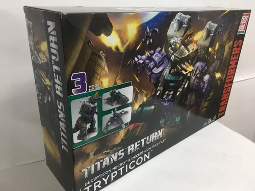 Transformers Trypticon Titans Return 3 Modos Hasbro Msi