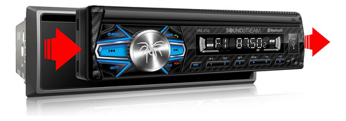 Kit Autoestéreo Bluetooth Vm25b +bocinas 6x9 + 6.5 Tarántula