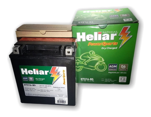 Bateria Heliar Htx16-bs