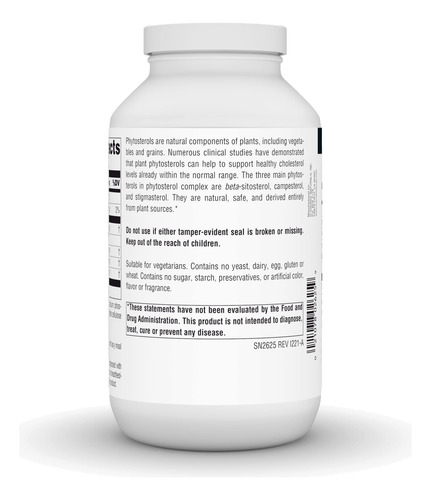 Suplemento Source Naturals Mega Strength Beta Sitosterol