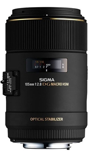 Sigma 4.134 En F2.8 Ex Dg Os Hsm Lente Macro Para Canon Cáma