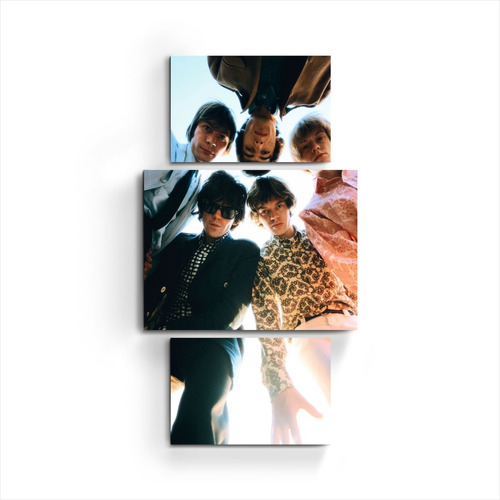 Cuadro Triptico Decorativo Foto The Rolling Stones Tic Time