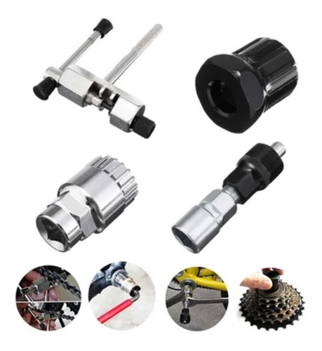 Imagem 1 de 6 de Kit De Ferramentas De Reparação Para Bicicleta Mountain Bike