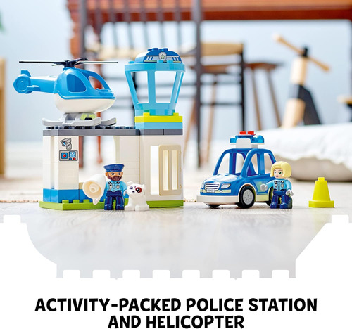 Lego Duplo Rescue Police Station 10959 Push Go Cot Juguete C