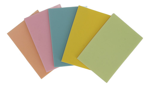 Bloques De Goma Para Tallar De 5 Colores, 5 Unidades, 4 X 6