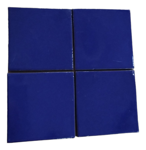 Azulejo Talavera Azul Cobalto Caja De 90 Piezas