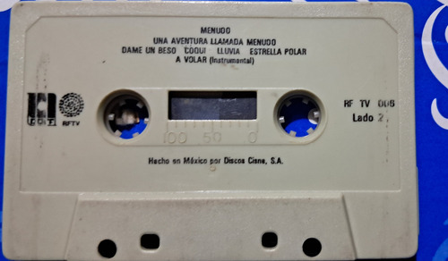 Menudo Cassette Una Aventura Llamada Menudo Estándar (Usado)