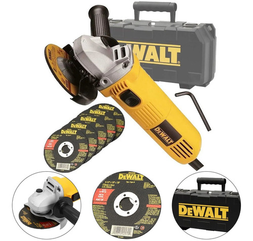 Esmerilhadeira Lixadeira Angular 4 1/2 Pol. Dwe4010k Dewalt