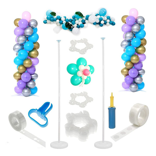 Juego De  Juegos De Columnas De Globos Base De Column