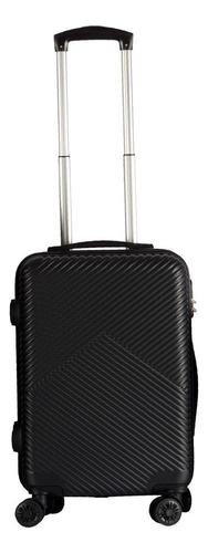 Maleta De Viaje Pequeña Mano Travel Elite Abs Nomad 20 Pulga Color Negro