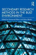 Comprar Libro: Secondary Research Methods In The Built Environment