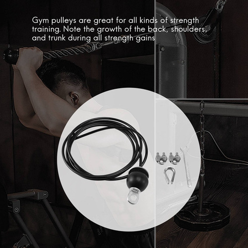 A K Polea Home Gym Fitness Longitud Cable Ajustable Resi K