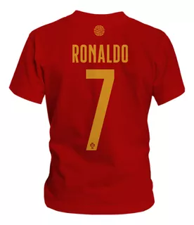 Playera Estampada Cristiano Ronaldo Cr7 Portugal
