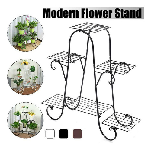 Soporte Para Plantas, Soporte De Exhibición De Metal, Patio