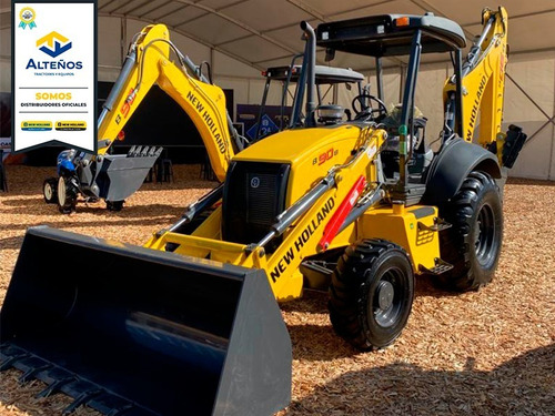 Retroexcavadora Retro New Holland B90c 4wd Extensión Nueva