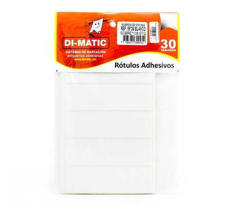 Rotulo Adhesivo Blanco 8826 Dimatic