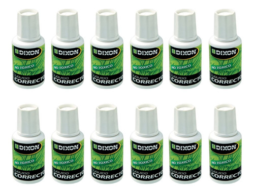 12 Corrector Liquido Frasco 20ml C/ Brocha Dixon Secado