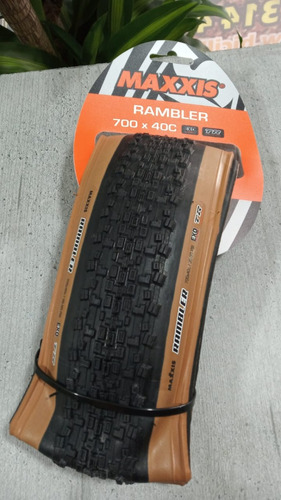 Imagen 3 de 7 de Llanta Maxxis Rambler 700*40 Darkwall / Tr/ Exo/60 Tpi