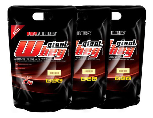 Kit 3x Giant Whey Refil 2kg