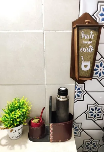 comprar Yerbera Personalizada Madera Y Acrilico Regalo  Empresarial