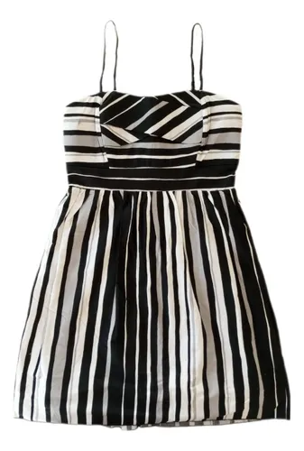 Vestido Blanco Arriba Y Negro Abajo MercadoLibre