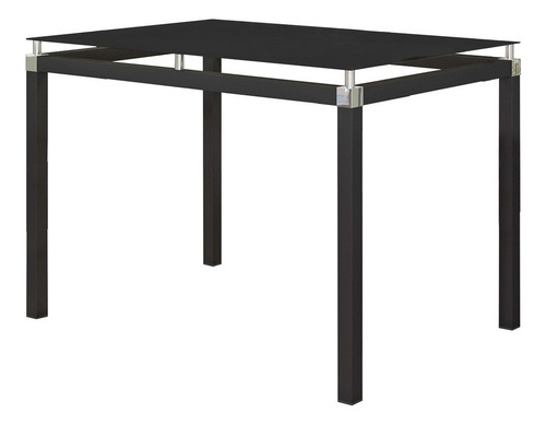 Jogo De Mesa Malva 107cm E 4 Cadeiras 118 Preto - Artefamol Tampa $$$ Pés