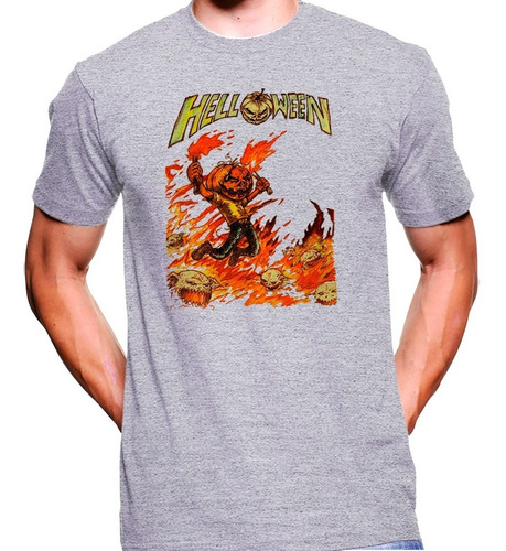 Camiseta Premium Rock Estampada Helloween