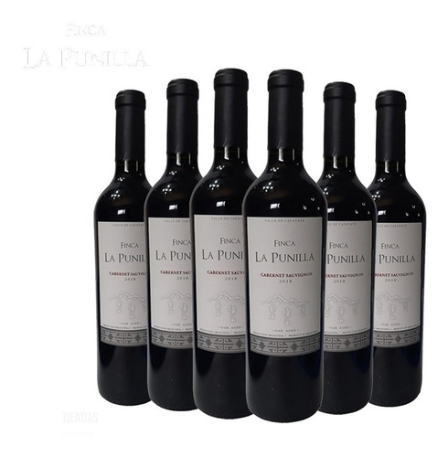 Vino Finca La Punilla Cabernet Por 6 Y Chocolate Regalo