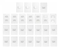 Comprar Tomadas E Interruptores (25 Pç) Kit Casa Modular Linha Walma