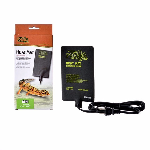 Zilla Manta Térmica Mini 10 X18, 4 Watts,  Para Reptiles