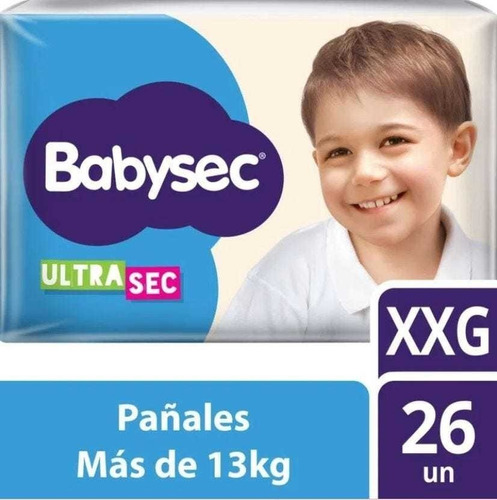 2 Hiperpacks Pañales Babysec Ultra En Todos Los Talles