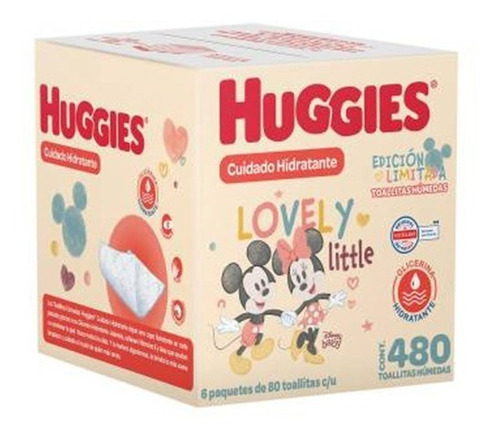 Toallas Húmedas Huggies Supreme Caja 480pz Cuidado Hidratant