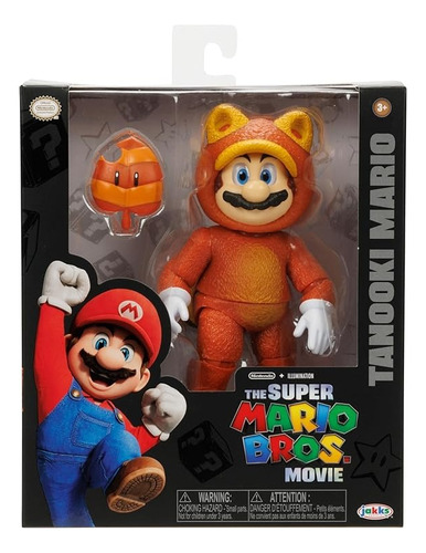 Mario Tanooki Super Mario Bros Movie 5 Pulgadas