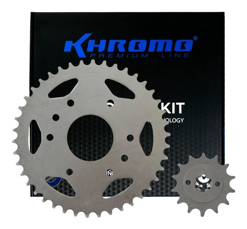 Kit Corona Piñon Rouser 180/200 42t-14t Khromo Siamotos+