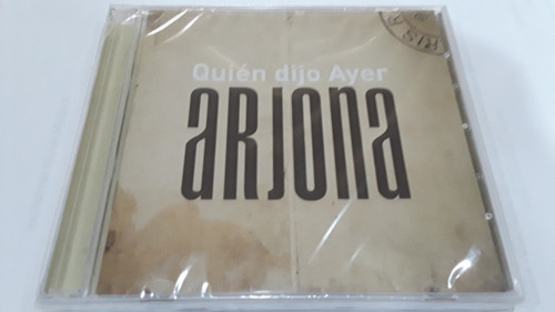 Ricardo Arjona - Quién Dijo Ayer - Doble Cd