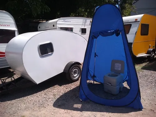 Ducha Exterior Portátil Con Bomba 12v Camping Casa Rodante