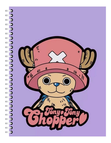 Cuaderno One Piece Choper Tamaño Carta