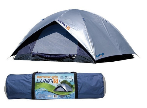 Barraca Camping Luna 5 Pessoas Acampamento Praia + Bolsa Mor