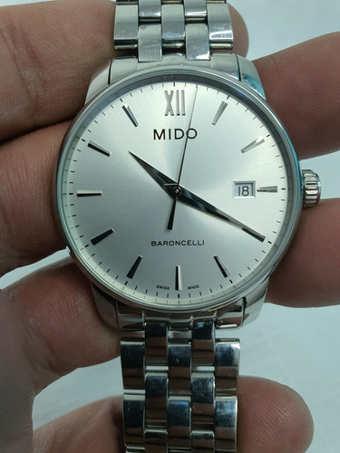 Reloj De Caballero Mido Baroncelli Funcionando Perfect Quarz