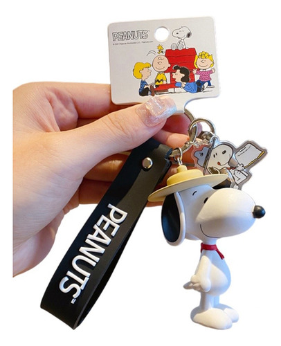 Llavero Snoopy Guarda Bosques Original Peanuts Y Snoopy