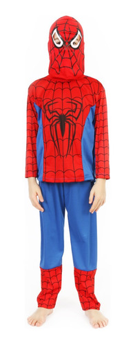 Disfraz Infantil Hombre Araña Rojo Y Negro Spiderman Venom