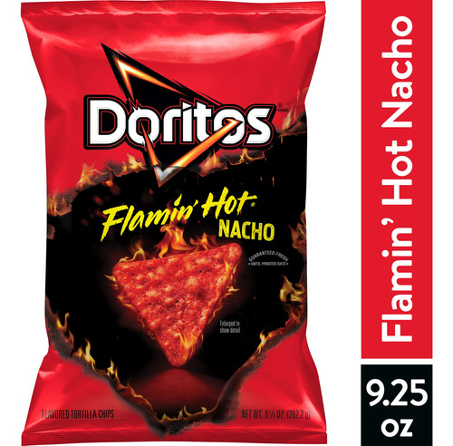 Doritos Flamin' Hot Nacho Papitas Americanas 2 Pack