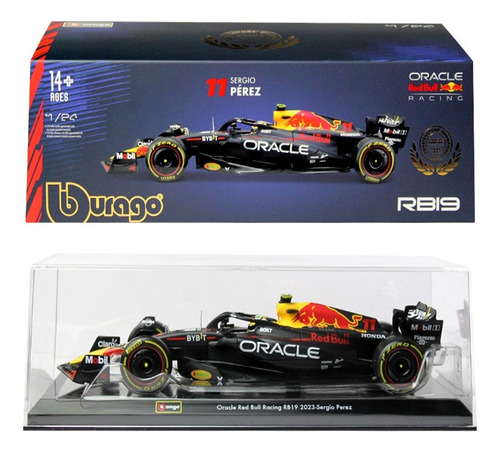 Burago F1 Redbull Rb19 #11 Checo Sergio Pérez Fórmula 1:24