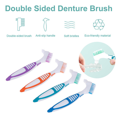 Cepillo De Dentadura Portátil Para Limpieza De Dientes Posti