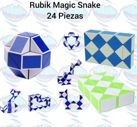 Cubo Rubik Magic Snake 24 Piezas / Juguete Didáctico