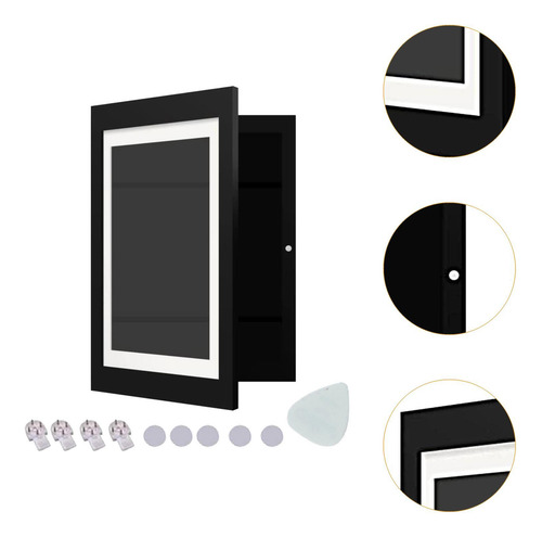 8k Kids Art Display Frame Colgante De Pared Marco Negro