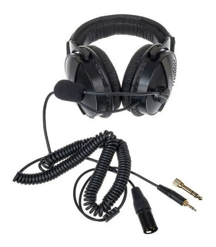 Auricular Behringer Hlc 660m Microfono Dj Gamer Podcast P Color Negro Color de la luz none
