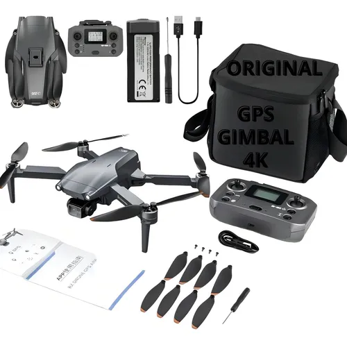 comprar Drone Profissional Com Gimbal L600 Pro Max Gps 5g Camera 4k Cor Preto